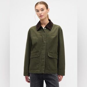 Gap Relaxed Canvas Barn Jacket